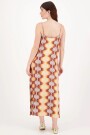 VESTIDO LARGO Mostaza