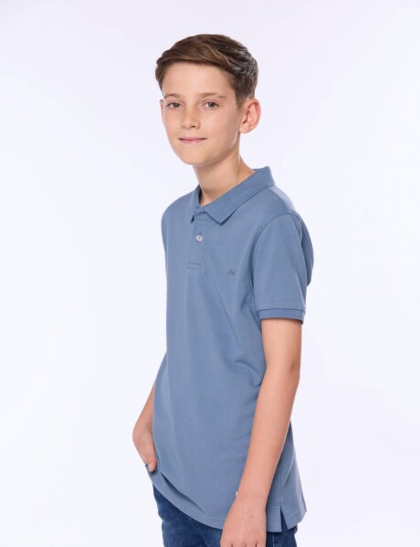 REMERA POLO PIQUE LISA Piedra
