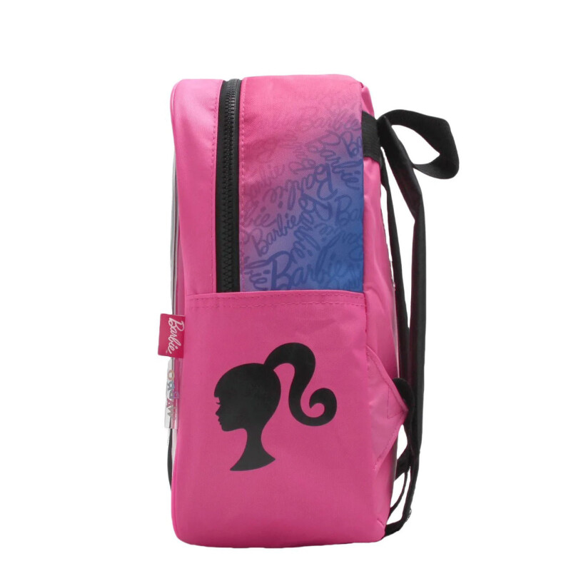 Mochila Barbie Hello World 16" Fucsia - Negro