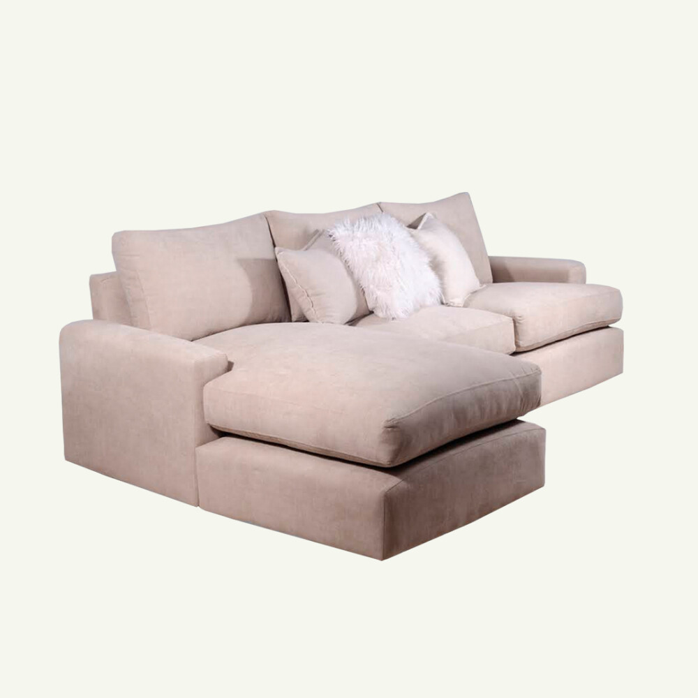 Sofá Mónaco con Chaise longue 250x95x160cm (Por pedido) Sofá Mónaco con Chaise longue 250x95x160cm (Por pedido)