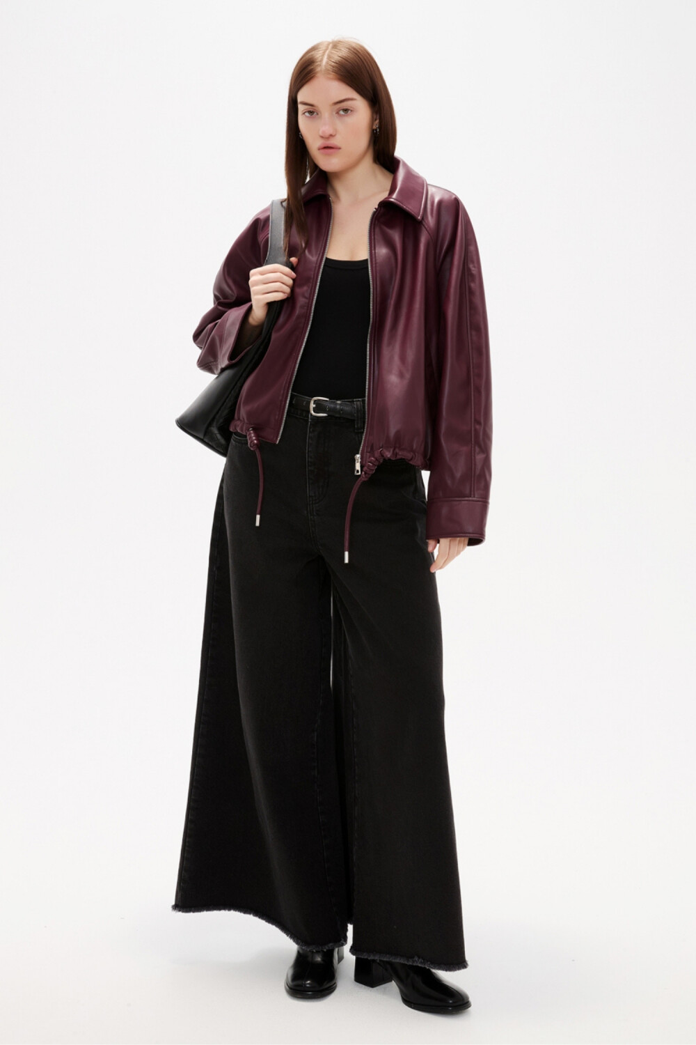 Campera Cardia Cereza Oscuro