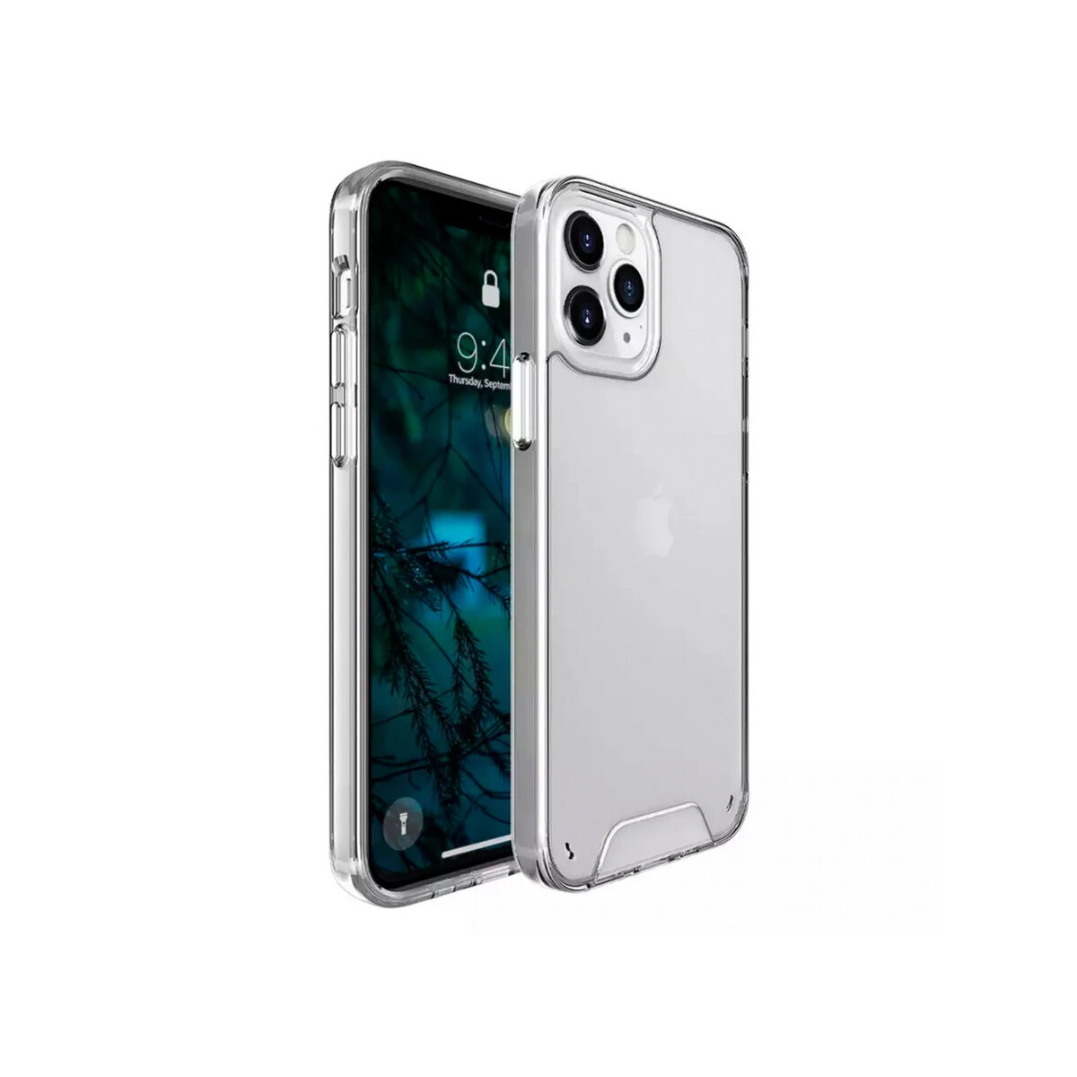 Protector iPhone 12 Pro Max rígido transparente 