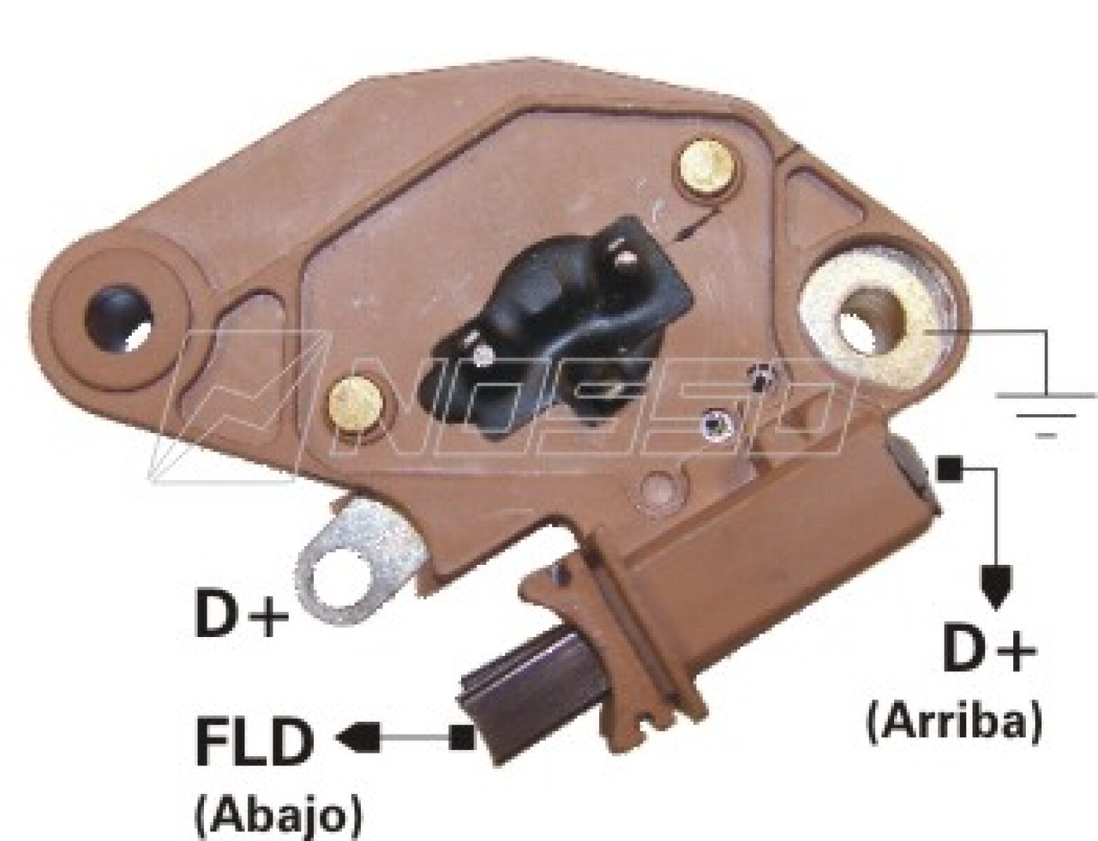 REGULADOR VOLTAJE CITROEN - PEUGEOT VALEO AX/205=M.511=F.8722 NOSSO 