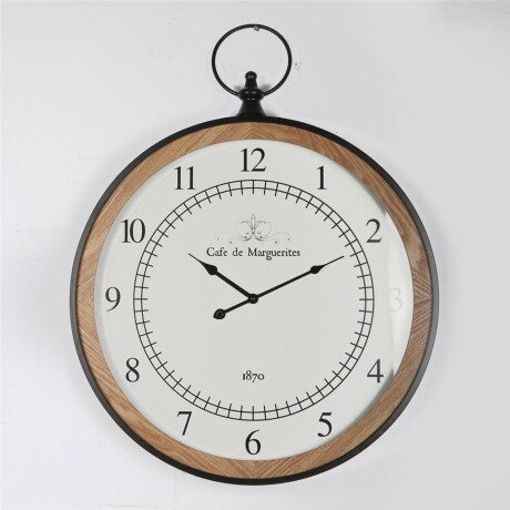 Reloj de Pared Hierro Café De Marguerites (D58 cm.) Reloj de Pared Hierro Café De Marguerites (D58 cm.)