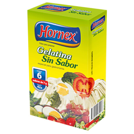 GELATINA HORNEX 42G SIN SABOR GELATINA HORNEX 42G SIN SABOR