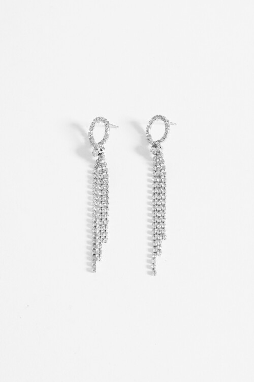 Caravana party strass aro plateado