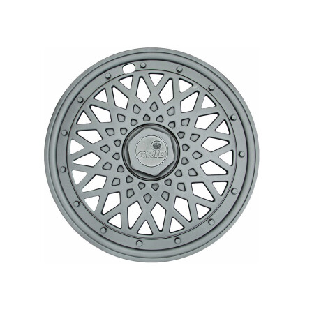 TAZA DE RUEDA 13'' BBS (PLATA Y GRIS) Taza De Rueda 13'' Bbs (plata Y Gris)