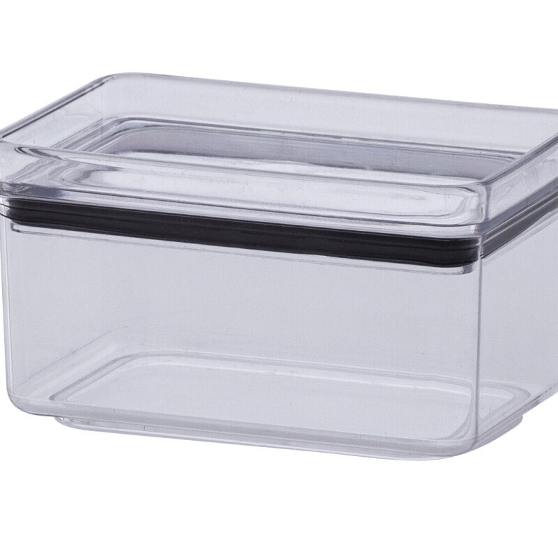 Pote hermético Lumini rectangular 580 cc TRANSPARENTE