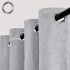 Cortina 100% Blackout 2Paños 140x220 Textura Lino Doble Faz Variante Color Gris Claro