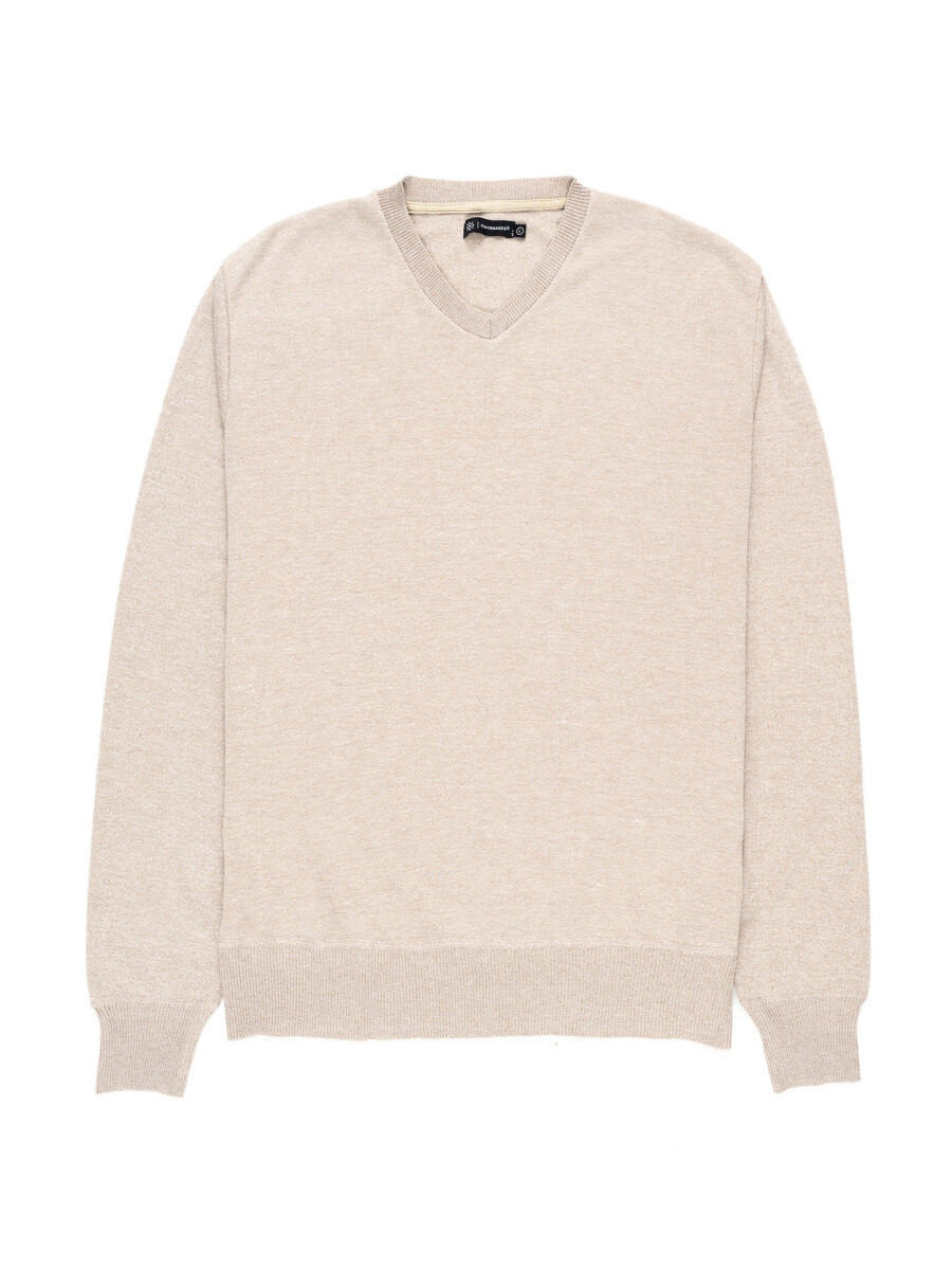 Sweater básico - beige 