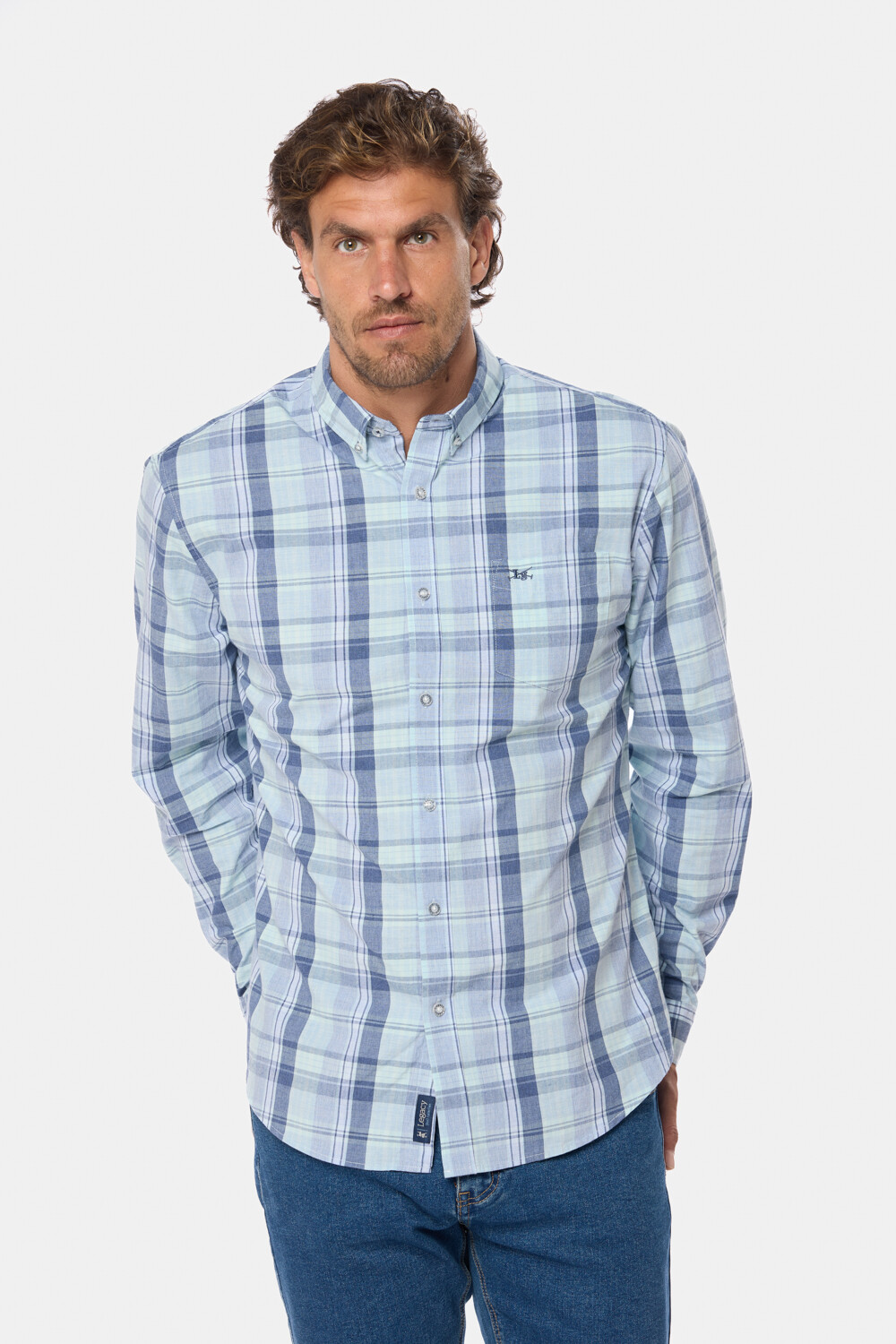 CAMISA A CUADROS Verde