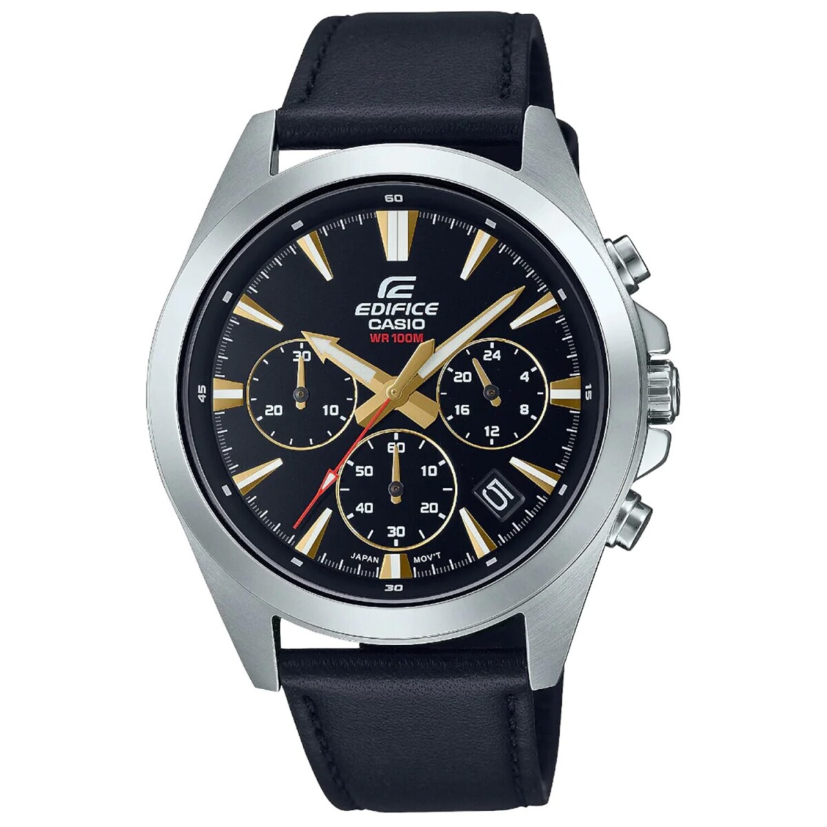 Reloj Análogo Casio Edifice EFV-630L Alta Gama - Negro 