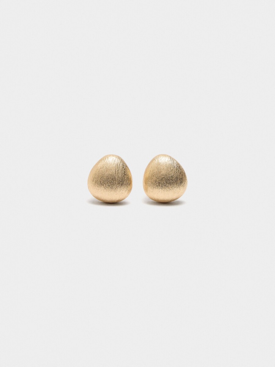 Pendientes Cortos Ovalados dorado