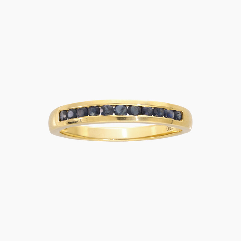 Anillo medio sin fin con zafiros Anillo Medio Sin Fin Con Zafiros