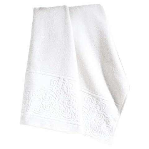 Toalla Mano Comfort Dohler 100% Algodón 50 x 90 cm 6512-BLANCO