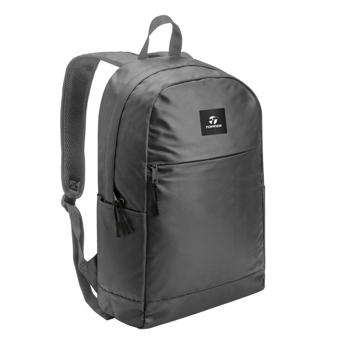 MOCHILA ATHLETIC TOPPER Gris gar - GRIS CLARO/NEGRO/NARANJA 