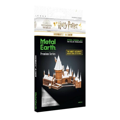 Model Kit Metalico - Metal Earth Premium Series - Hogwarts In Snow Harry Potter Model Kit Metalico - Metal Earth Premium Series - Hogwarts In Snow Harry Potter