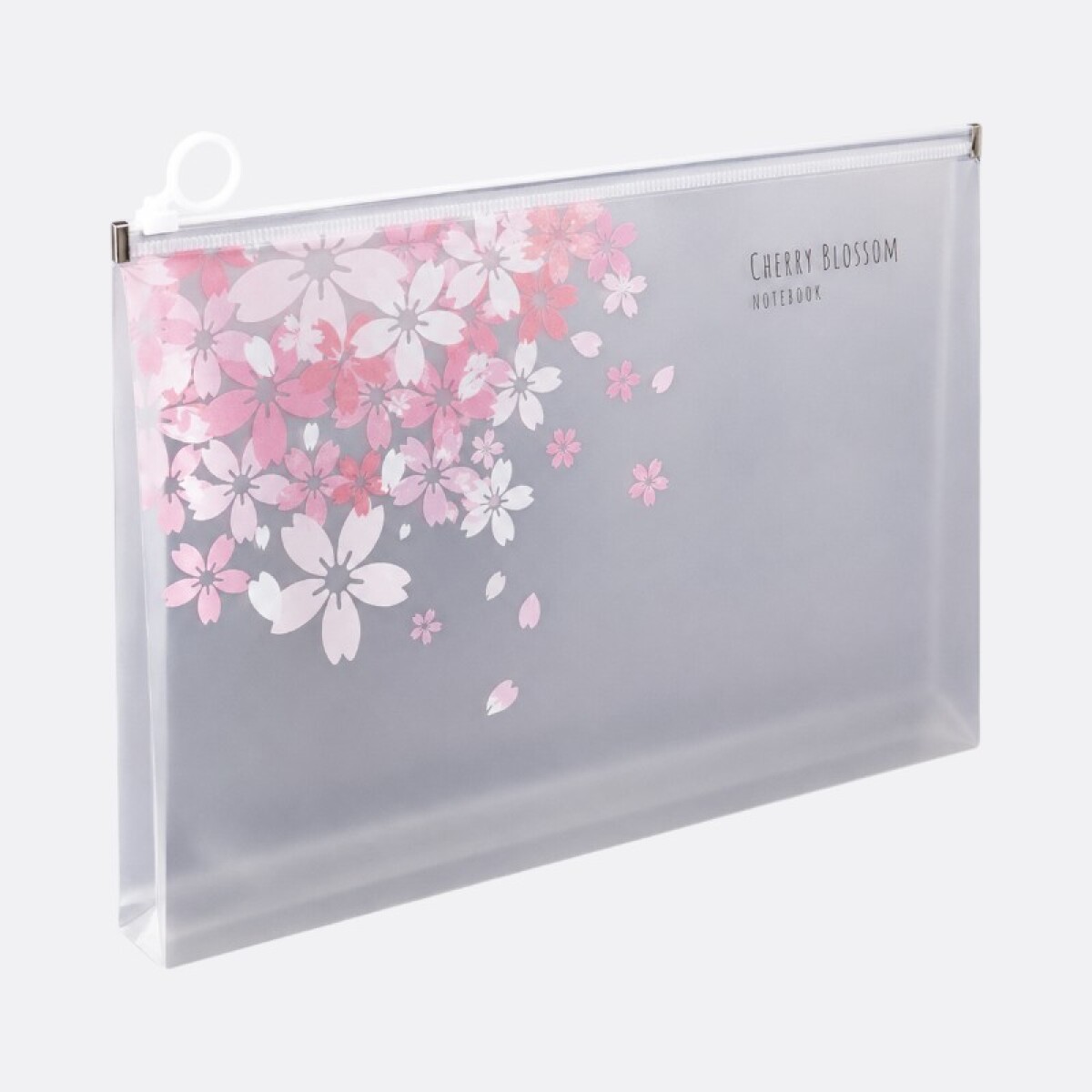 Carpeta Sobre Floreado Transparente A4 - Flores Grandes 