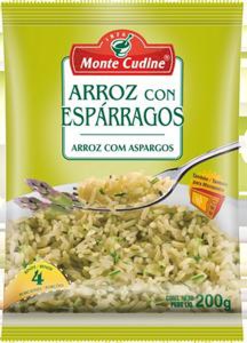 ARROZ SAB MONTE CUDINE 200G ESPARRAGOS 