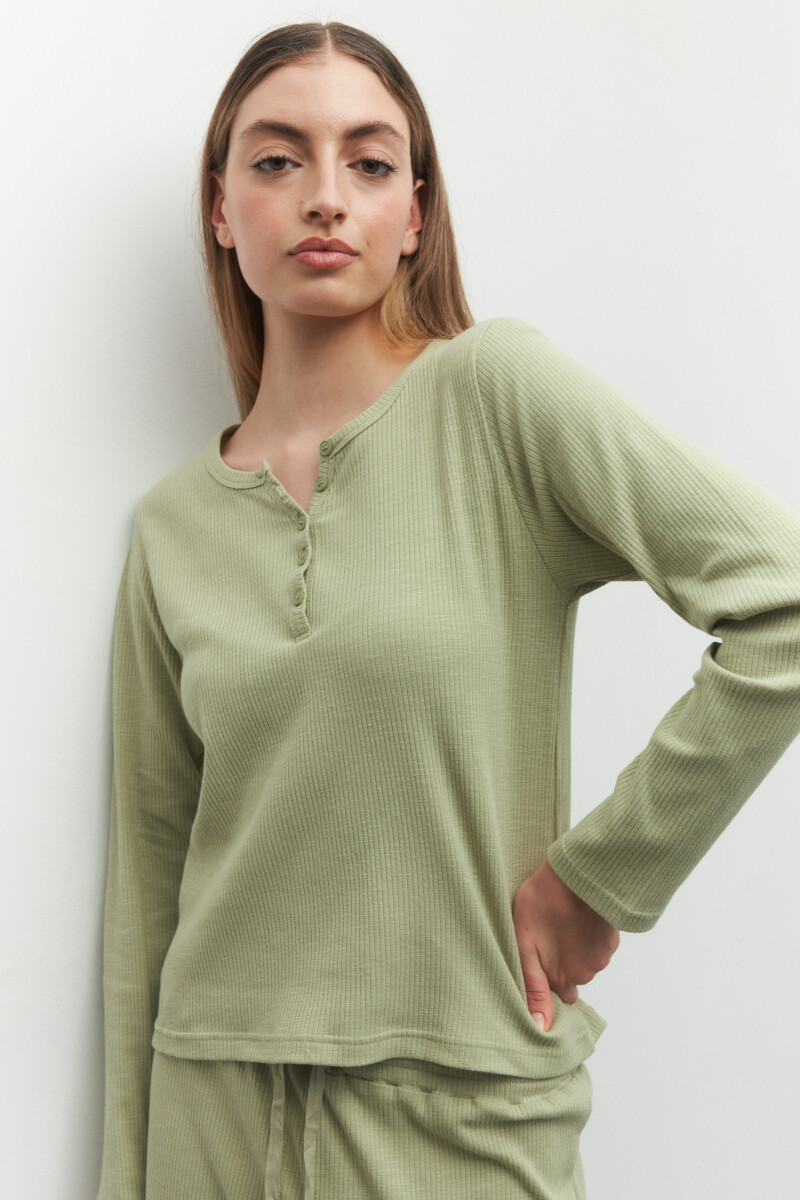 REMERA CORAL Verde Oliva