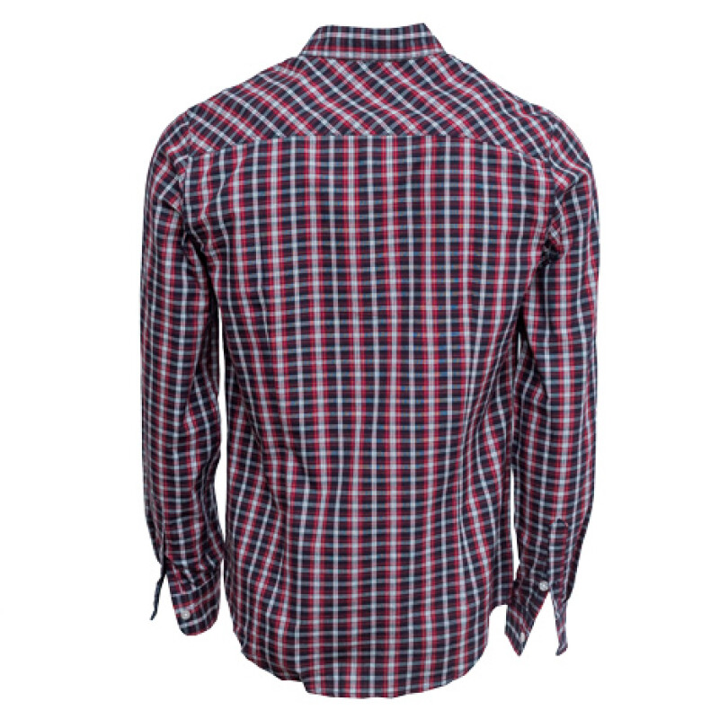 Mistral Camisa Berlin M/L Cuadros Rojo-negro