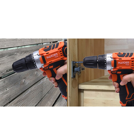 TALADRO ATORNILLADOR 12V 10MM 1BAT 2AMP PRO HARDEN ++ N/a