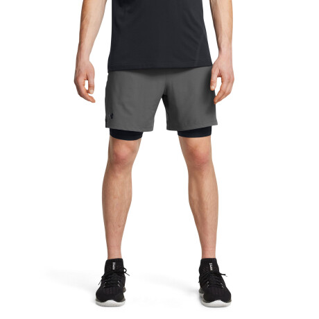 Short de Hombre Under Armour Vanish Woven 2en1 Gris