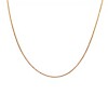 Cadena cordon oro, cola de topo-Oro bajo -Sin Piedra-CD8008 sinpiedra