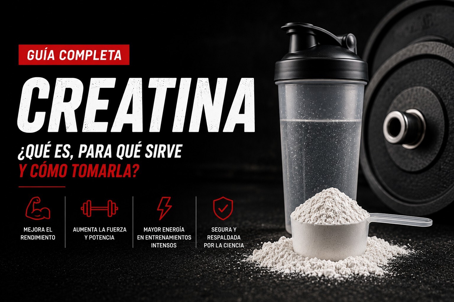 ¿Qué es la creatina, para qué sirve y cómo tomarla?