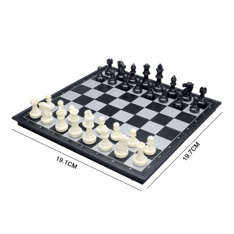 Juego de Ajedrez Imantado de Bolsillo 19 x 19 cm U