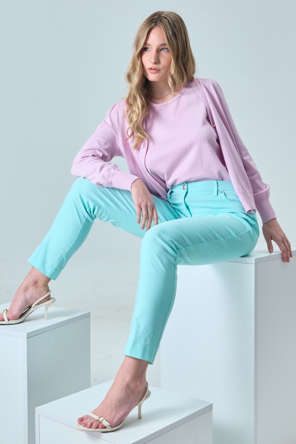 Pantalon Colors VERDE AGUA
