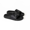 Sandalias Logo Matese Unisex Black - White