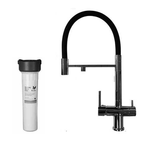 Purificador Bajo Mesada con Grifo Flexible 3 Vias Purificador Bajo Mesada con Grifo Flexible 3 Vias