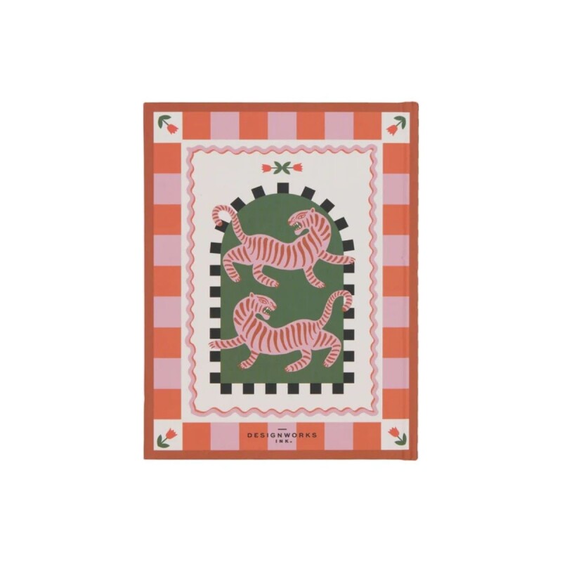 CUA.PW Cuaderno Tapa Dura Rayado 15 X 19,5cm Paddywax - Tiger
