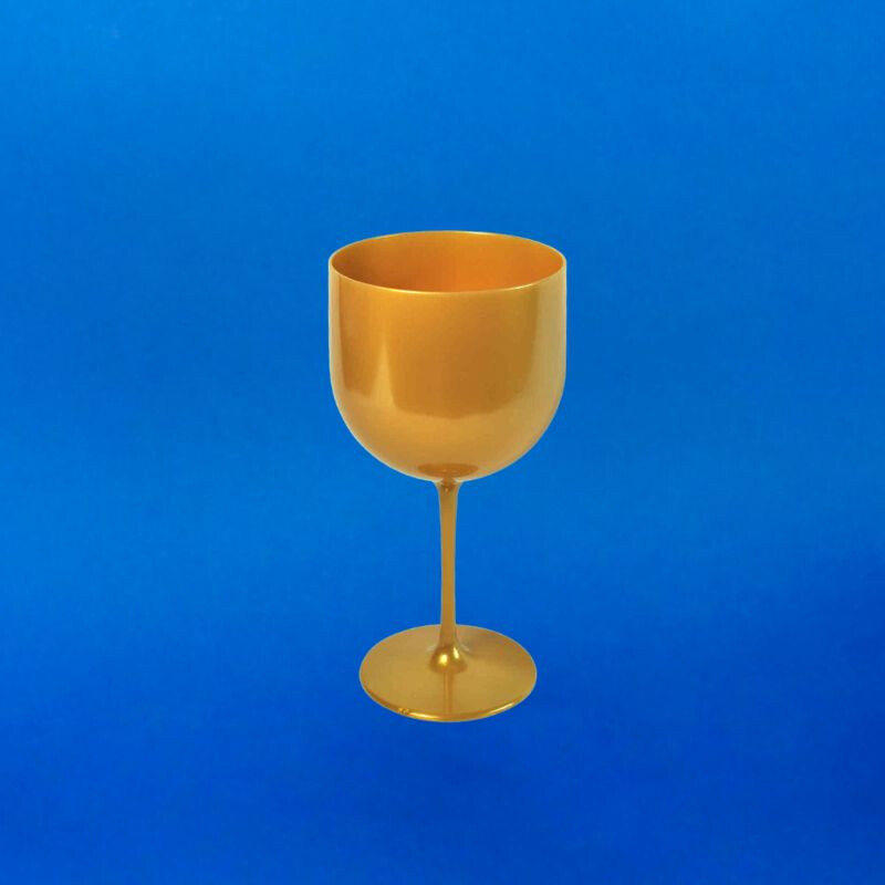 Copa De Plástico Dorado