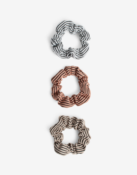 Skunzies Estampados Set De Mix Mini Scrunchies - Combinacion Tricolor