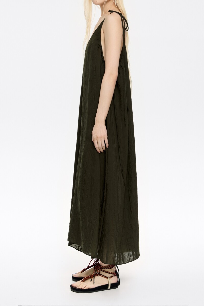 VESTIDO MIDI Verde