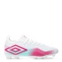Championes de Fútbol Hombre Umbro Vibe HG Blanco - Rosado