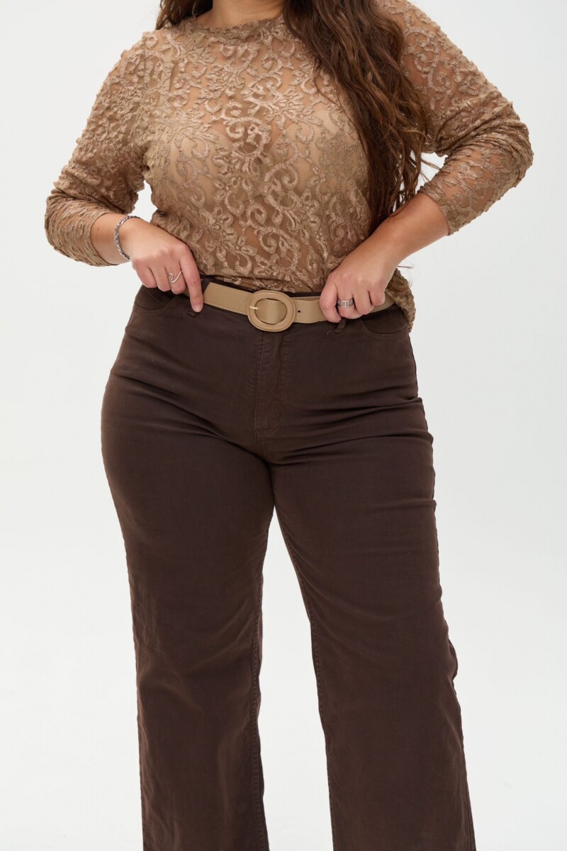 Blusa Harold - Tostada 