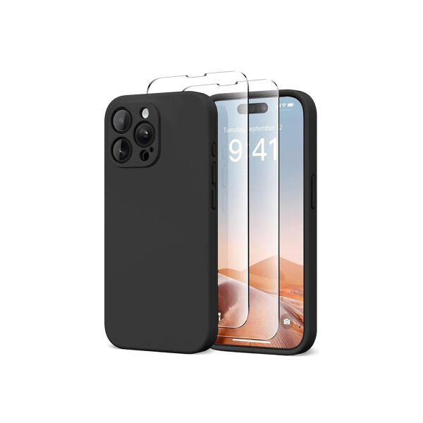 Pack protector engomado iPhone 16 Pro + 2 vidrios templados Pack Protector Engomado Iphone 16 Pro + 2 Vidrios Templados