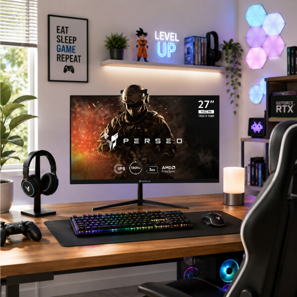 Monitor Gamer Perseo 27" Ips 2k 200hz MONITOR PERSEO 27" 200HZ 2K