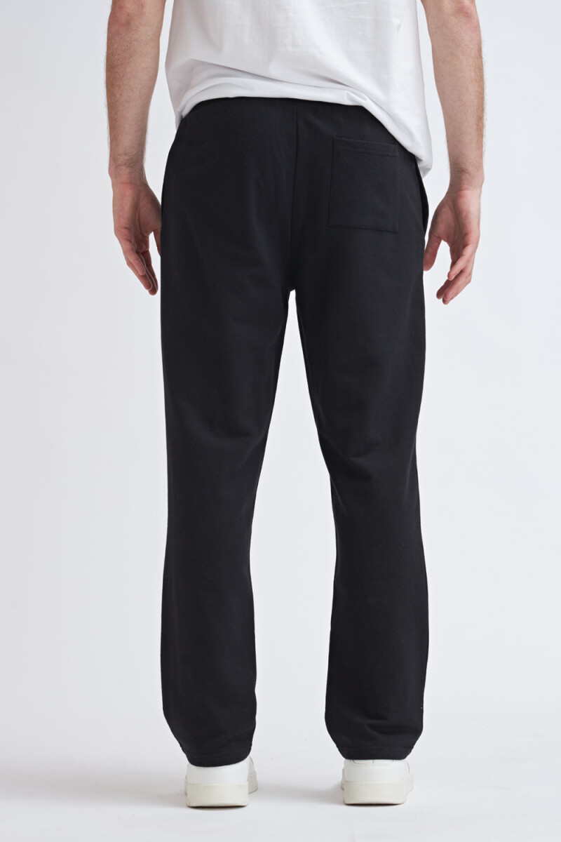 Pantalón deportivo recto Negro