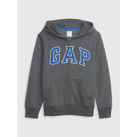 V-NEW FZ GAP ARCH HOOD CHARCOAL GREY