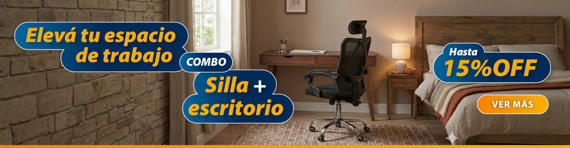 Sillas y escritorios