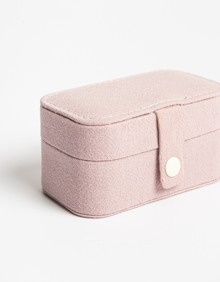 Porta Cosméticos Organizadores Organizador De Bijou Con Solapa - Rosa Claro