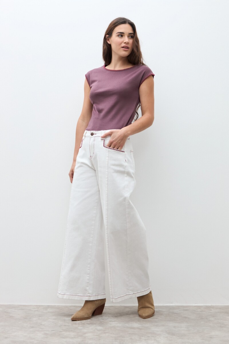 Jean culotte Mavis crudo