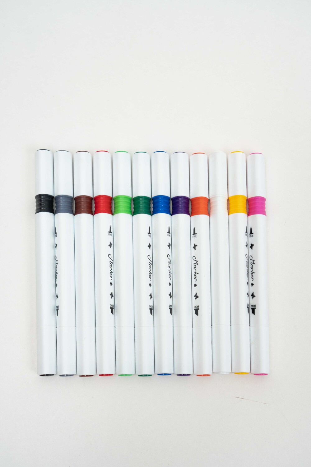 Resaltador Aune Marcadores 12 Pcs Estampado 2