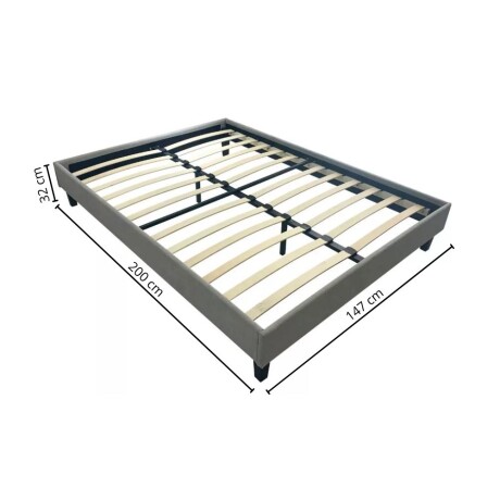 Cama box 2 plazas Cama box 2 plazas