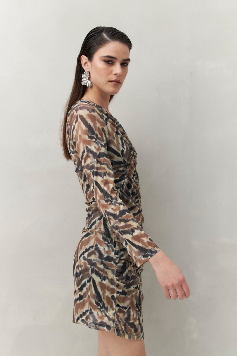 VESTIDO DROLA Animal Print