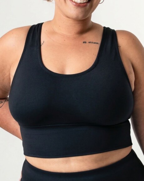 Top deportivo Naomi Negro